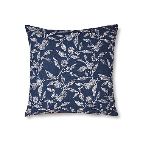 Blue linen outlet cushions