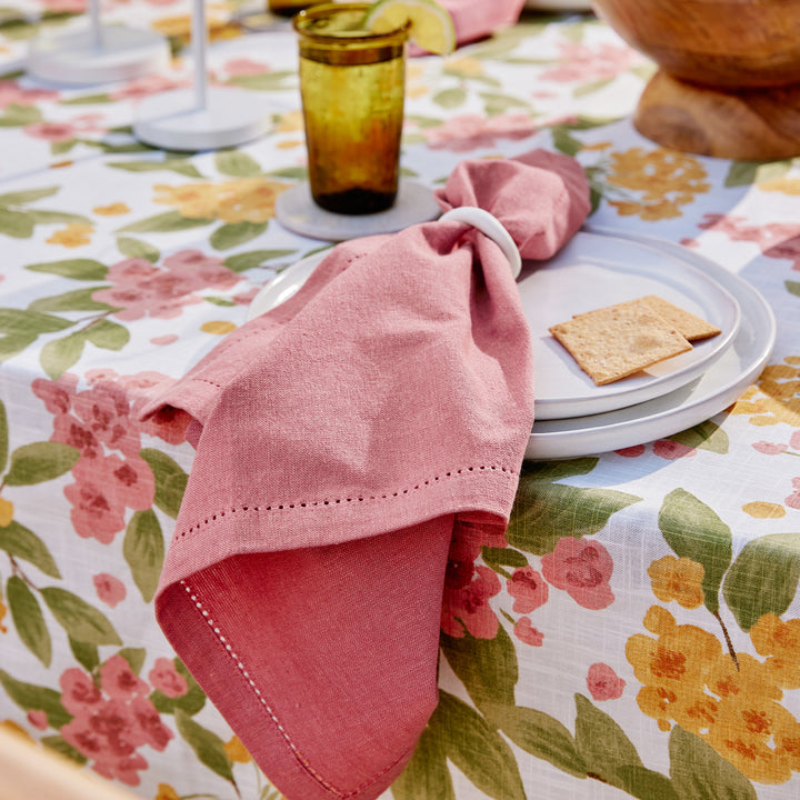 Jetty Rose Pink Napkin Set of 4 - Madras Link