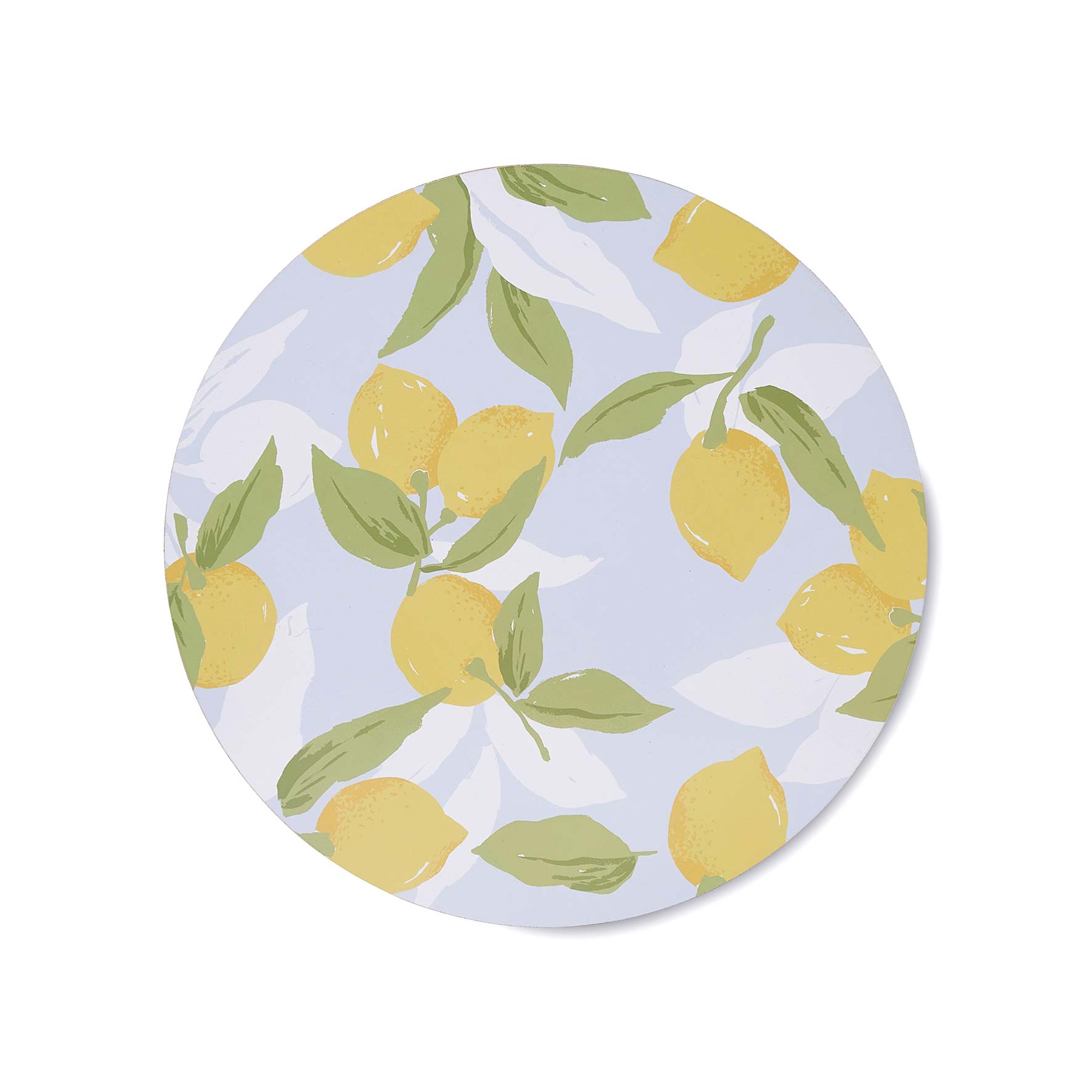 Lemons Round Placemat - Set of 4 | Madras Link