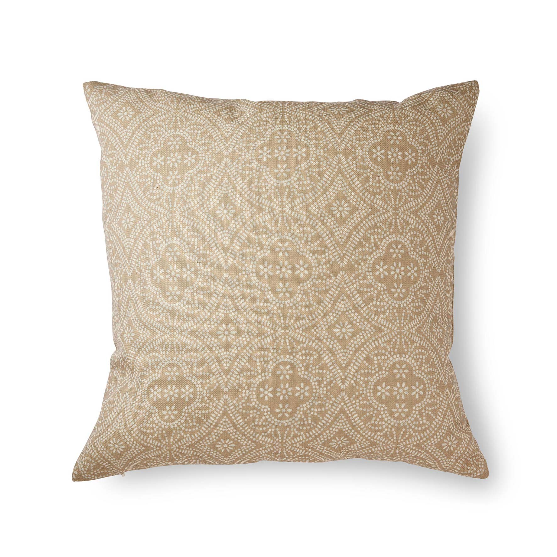 Abbey Caramel Cushion | Madras Link