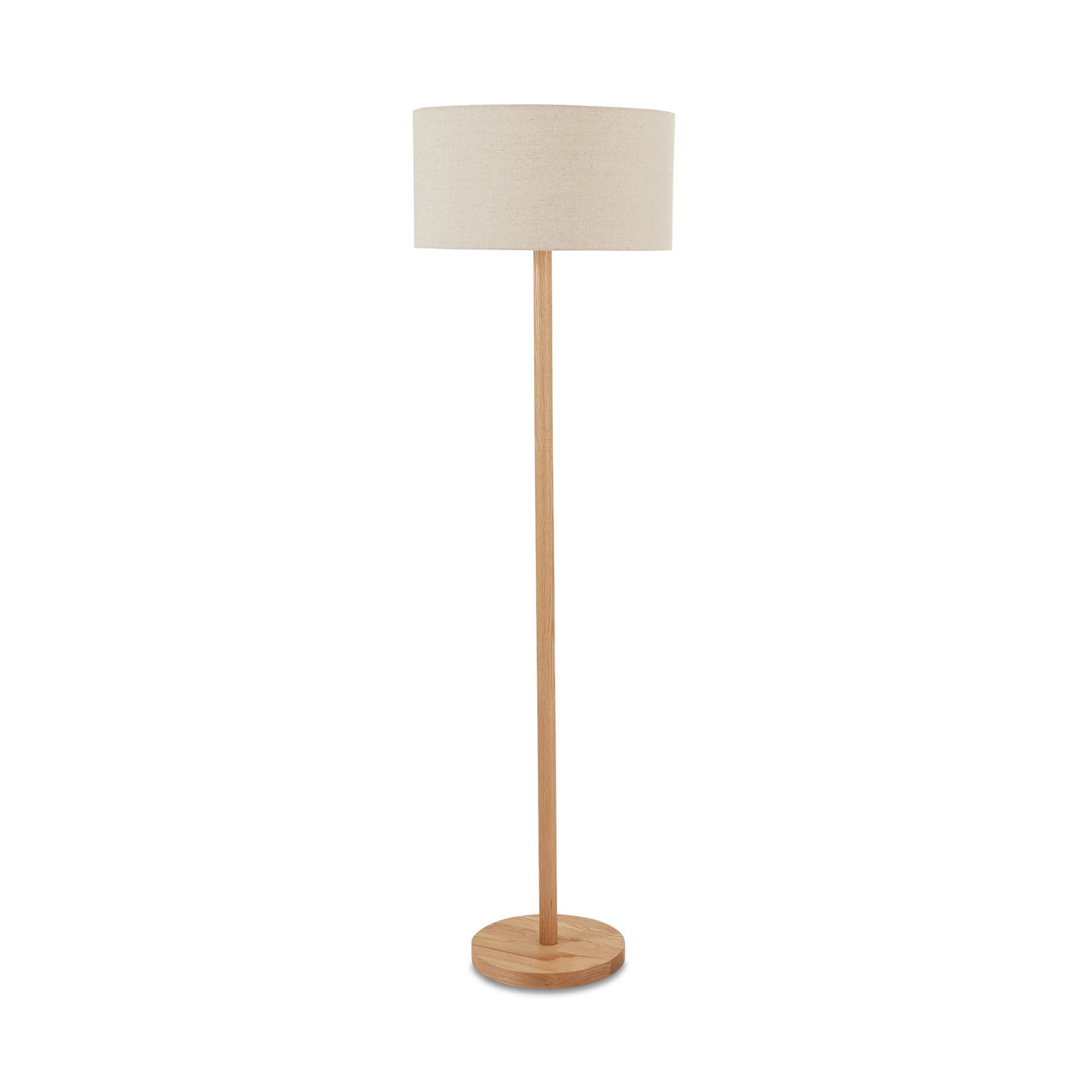 Wood effect deals floor lamp