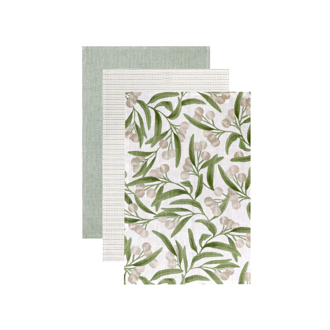 Lilly Pilly Tea Towel - Pack of 3 - Madras Link